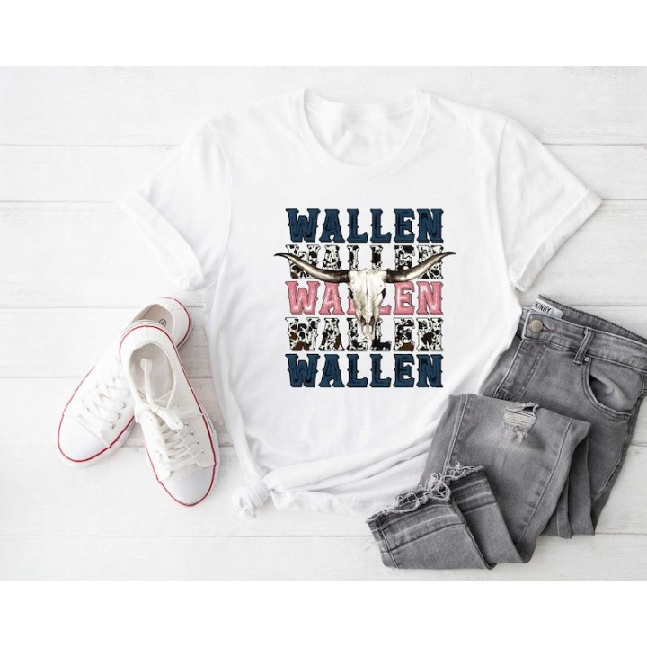 Wallen Bullhead Shirt Country Music Graphics Shirt Country Concert Shirt